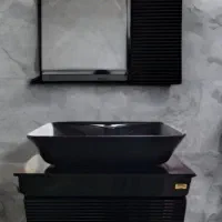 روشویی کابینتی pvcضدآب|لوازم سرویس بهداشتی|گنبد کاووس, |دیوار