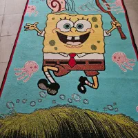 فرش کارتونی طرح باب اسفنجی