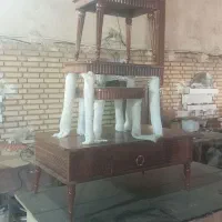 جلو مبلی و ۳ عدد عسلی|مبلمان خانگی و میز عسلی|بهارستان, |دیوار