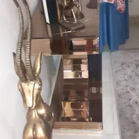 میزاینه شمعدون شیشه ای