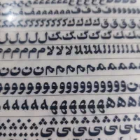 حروف برگردان (لتراست) نوستالژی