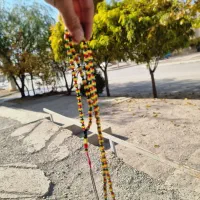 تسبیح کهربا روسی پرچمی