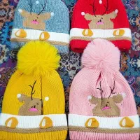 کلاه زمستانی ضخیم دخترانه و پسرانه بندرخمیر