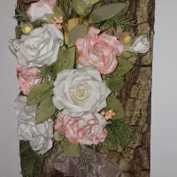 گلدان طبیعی سانسوریا تابلو فرش ساعت|گل و گیاه طبیعی|قم, نوقطار|دیوار