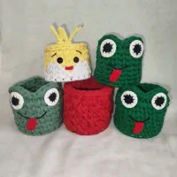 عروسک و سبدهای تریکو|اسباببازی|یاسوج, |دیوار