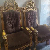 مبل سلطنتی 9 نفره کله شیری چوب راش