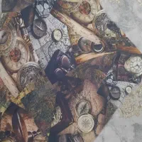 روسری قواره بزرگ پاییزه نخی یک متر در یک متر