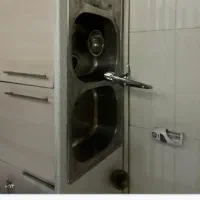 سینک دو لگنه استیل وروشویی با هم 7/800|مصالح و تجهیزات ساختمان|تهران, دردشت|دیوار