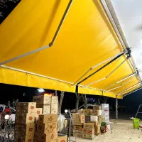 سایبان درب برقی جک بازویی قسطی|خدمات پیشه و مهارت|بم, |دیوار