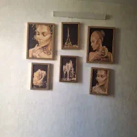 ۶عددتابلو نو قاب چوب کاملاسلام بدون هیچ موردی