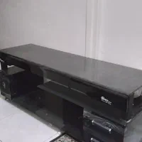 میز تلویزیون شیشه ای مشکی