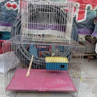 دو عدد قفس پرنده