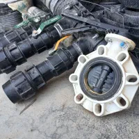 لوله نخ دار سایز ۲و۴.شیر۲.شیرپروانه‌ ای۴آبپاش۱ انج|عمده‌فروشی|ایذه, |دیوار