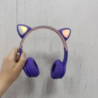 هدفون گربه ای رقص نور دار بلوتوثی|لوازم جانبی موبایل و تبلت|سبزوار, قاضی زاد|دیوار