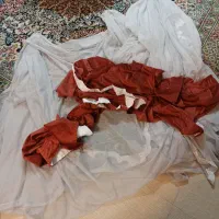 فروش دو عدد پرده تور ساده