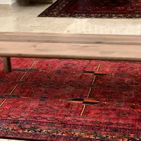 میز جلو مبلی چوب گردو و رزین با طراحی خاص|مبلمان خانگی و میز عسلی|تهران, میرداماد|دیوار