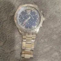 ساعت نقره ای