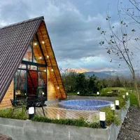 اجاره کلبه سوییسی جکوزی دار با برکه اختصاصی|اجارهٔ کوتاهمدت ویلا و باغ|رشت, کاکتوس|دیوار