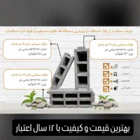 آجر ده سوراخ لفتون قرمز سفال تهران بلوک سبک سیمانی|مصالح و تجهیزات ساختمان|تهران, سلسبیل شمالی|دیوار