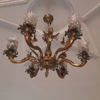 لوستر برنزی طرح فرشته|لوستر و چراغ آویز|تهران, جیحون|دیوار