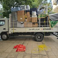 باربری داخلی کیش حمل بار اسباب منزل شیش چرخ بزرگ