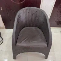 صندلی حصیری باغی