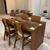 میز ناهارخوری چوبی دست ساز