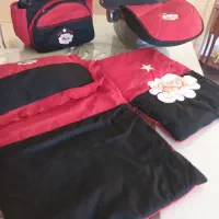 ست نوزدای با کریره و لحاف تشک کیسه خواب کیف