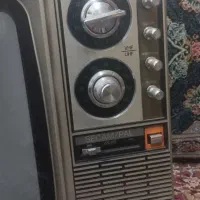 تلوزیون قدیمی طرح چوب