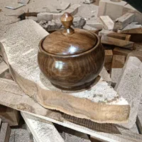 قندان چوب گردو|ظروف سرو و پذیرایی|تهران, شهرک ابوذر|دیوار