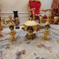 ست رو کنسولی شمعدان و گلدان کاپ وارداتی|صنایع دستی و سایر لوازم تزئینی|ماهدشت, |دیوار