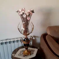 گلدان برنج کاملا سالم با رنگ طلایی بدنه سرامیکی|گل مصنوعی|تهران, ابوذر|دیوار