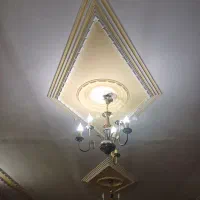 لوستر طلایی|لوستر و چراغ آویز|اصفهان, حصه جنوبی|دیوار