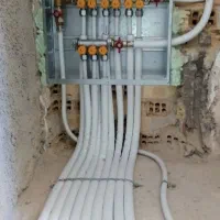 تاسیسات موتورخانه انواع لوله‌کشی