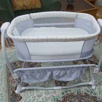 گهواره برقی ماستلا تخت کنار مادر سه کاره Mastela|تخت و صندلی بچه|بندر انزلی, گلسرخ|دیوار
