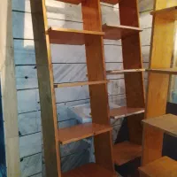 قفسه ی چوبی مغازه|کتابخانه، شلف، قفسه‌های دیواری|کلاله, |دیوار