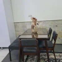 مبل پنج نفره بامیزناهارخوری پنج نفره|مبلمان خانگی و میز عسلی|قم, وادی السلام|دیوار