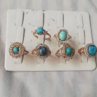 انگشتر زنانه باسنگ فیروزه