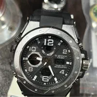 ساعت جیشاک با فرم فلزی مقاوم الارم دار چراغ دارشیک