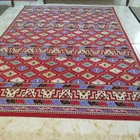 گلیم فرش شش متری تمیز همراه پادری بسیار تمیز|گلیم، جاجیم، گبه|اصفهان, ملکشهر|دیوار