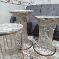 میز عسلی فلزی 3تکه