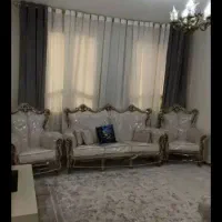 پرده همراه با چوب پرده والن طوسی