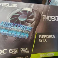کارت گرافیک asus 1660 super 6gig در حد نو