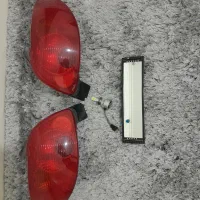 چراغ خطر ۲۰۶ تیپ۵ هدلایت آینه بزرگ