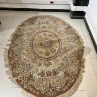 فرش دستباف بیضی