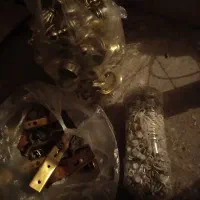 چوب پرده اهنی والومینیومی سالم با یراق گیره کامل