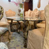 میزناهارخوری ۸ نفره تمام چوب|میز و صندلی غذاخوری|اصفهان, طامه|دیوار