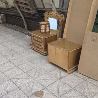 تخت ۲ نفره با کفی و میز آرایش و تشک