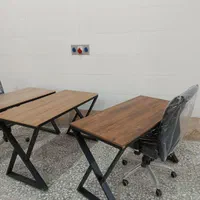 میز کار ساده میز کنفرانس میز مدیریت طرح ال آهنی|میز تحریر و کامپیوتر|اصفهان, رهنان|دیوار