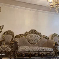 مبل استیل همراه آینه قدی